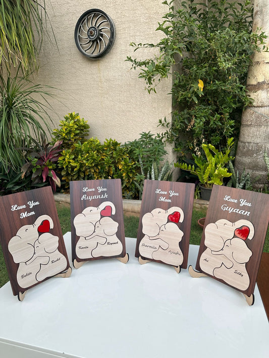 Mother's day woodzzle board