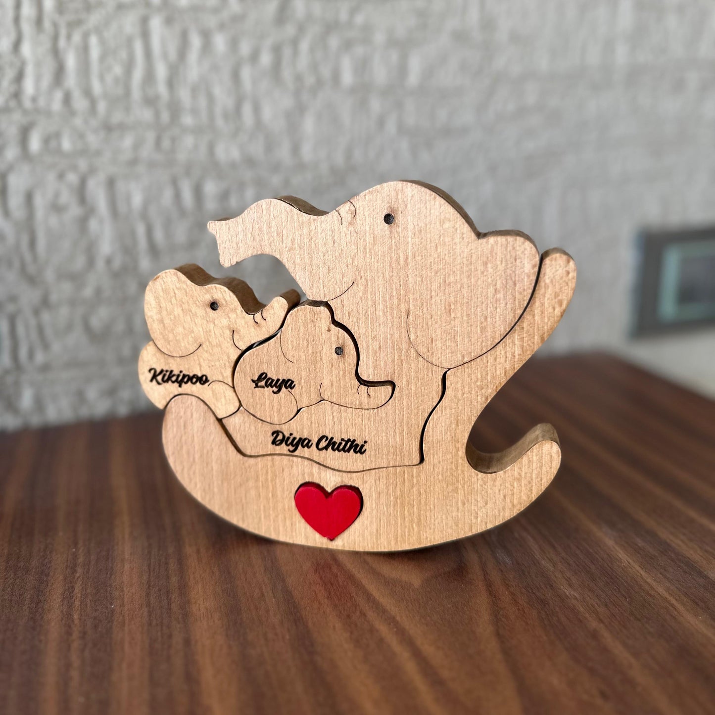 Elephant mom and 2 baby