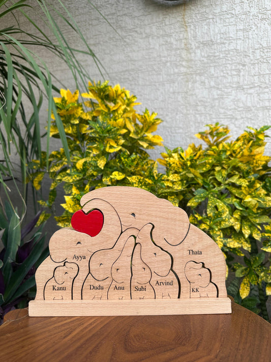 Elephant Family of 8