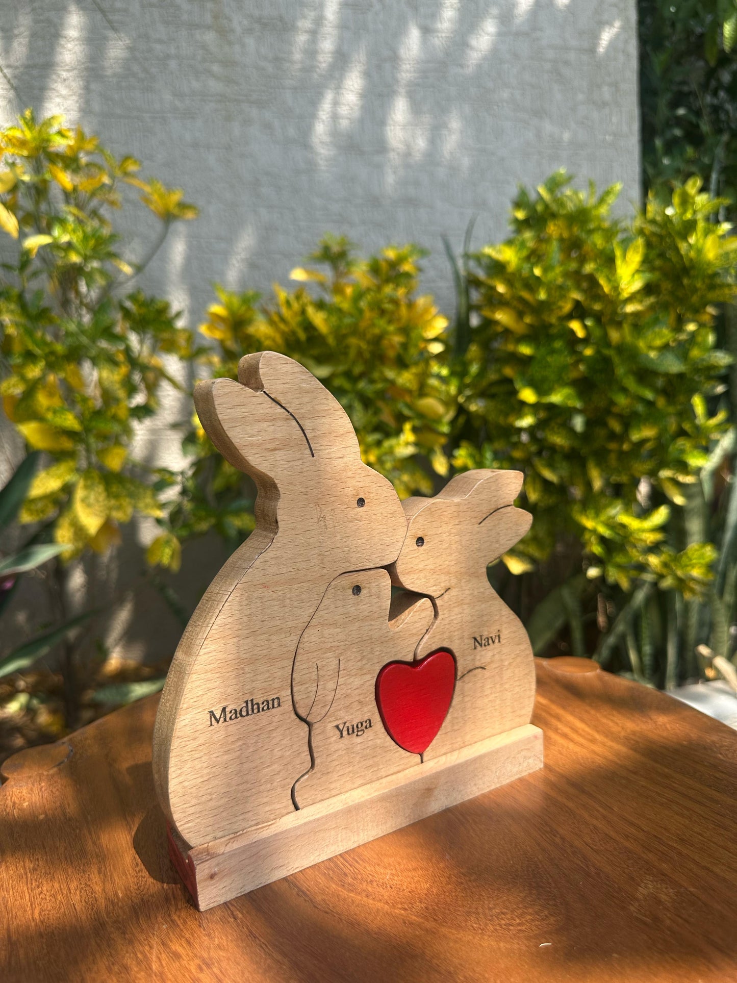 Rabbit family of Three