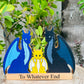 Colour Dragon Family of 3 – Personalized Wooden Decor